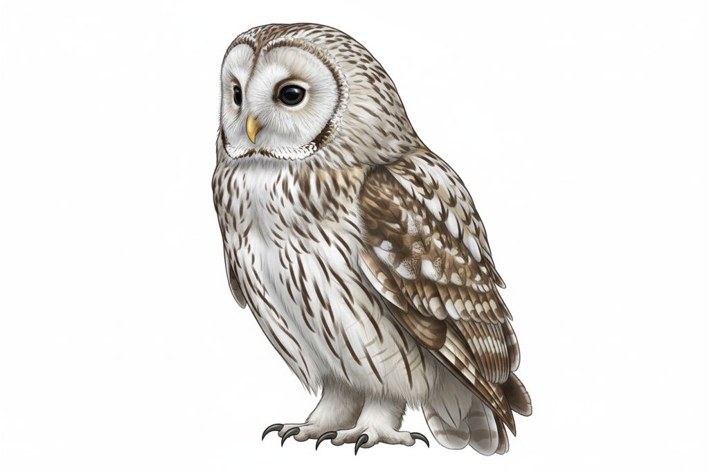 Illustration Habichtskauz
