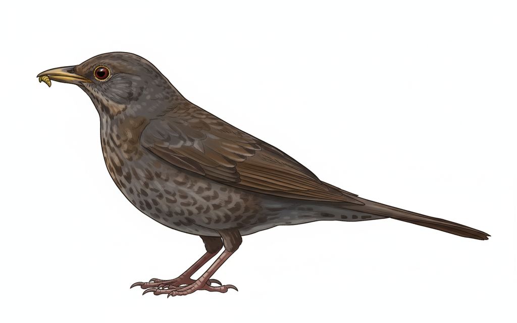 Amsel Weibchen