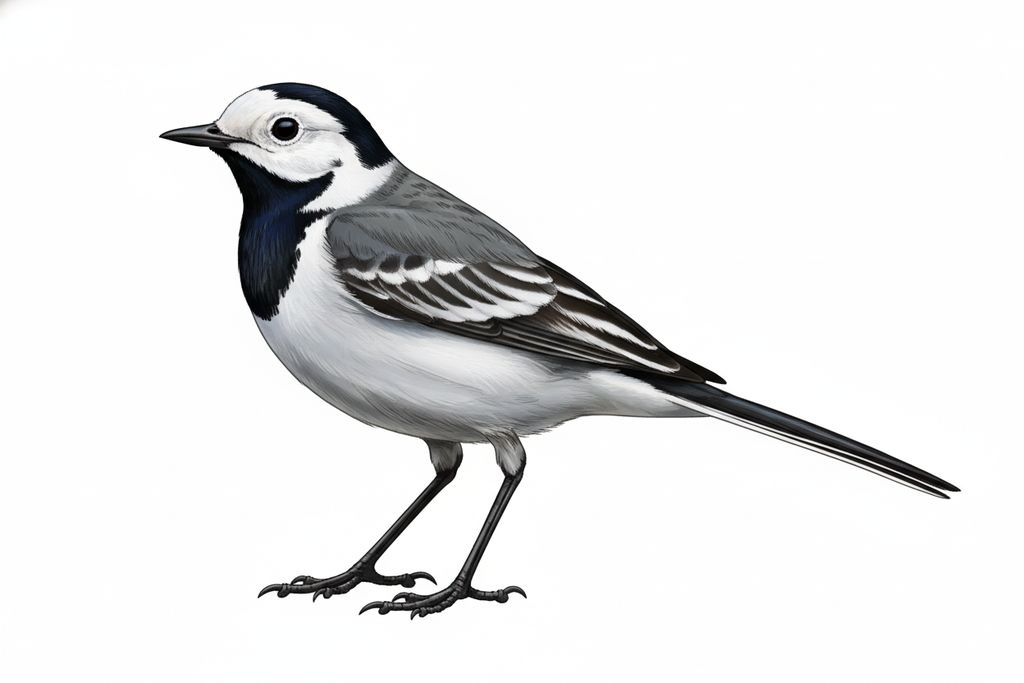 Illustration Bachstelze