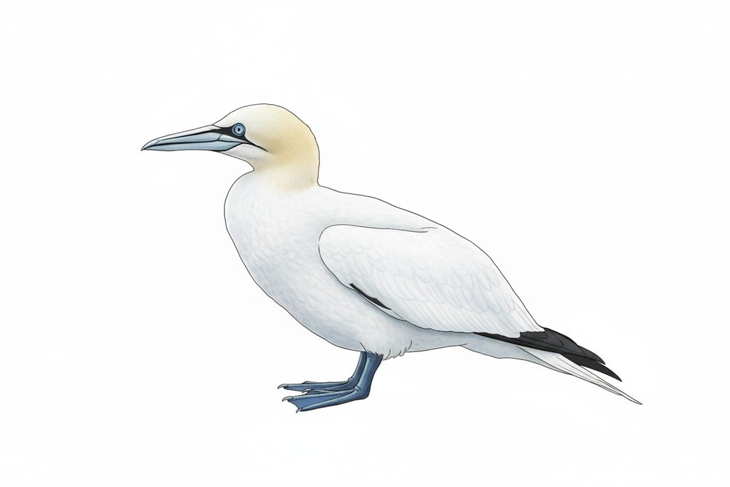 Illustration Basstölpel