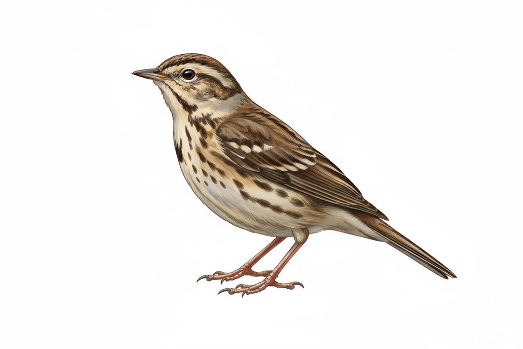 Illustration Baumpieper