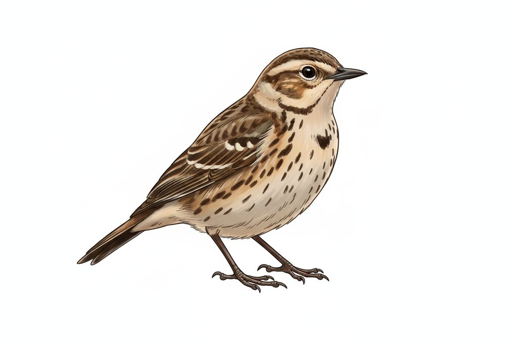 Illustration Bergpieper