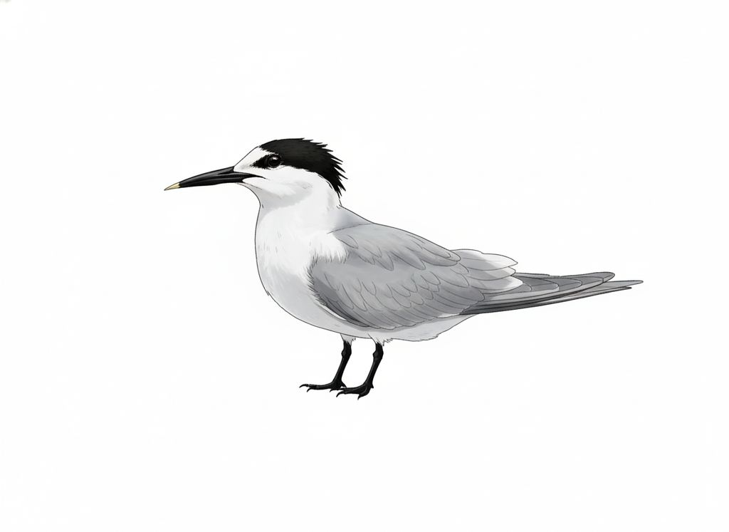 Illustration Brandseeschwalbe