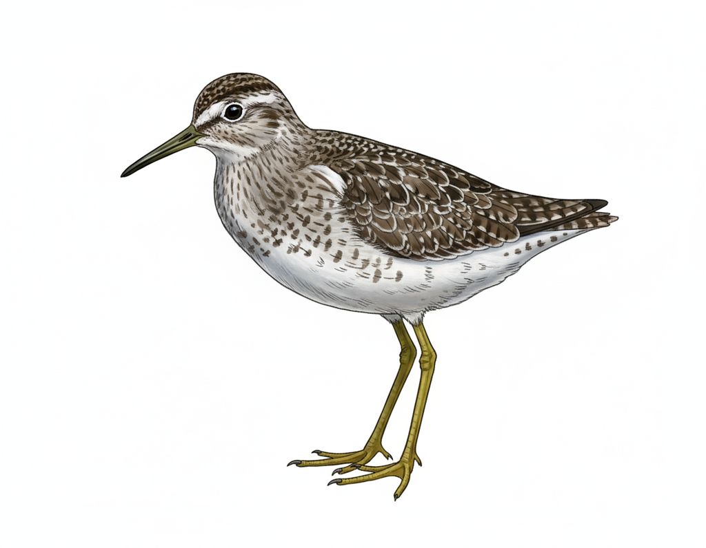 Illustration Bruchwasserläufer