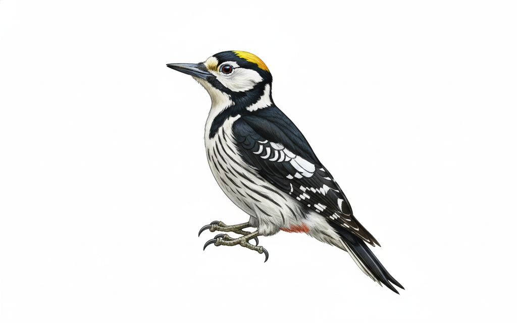 Illustration Dreizehenspecht