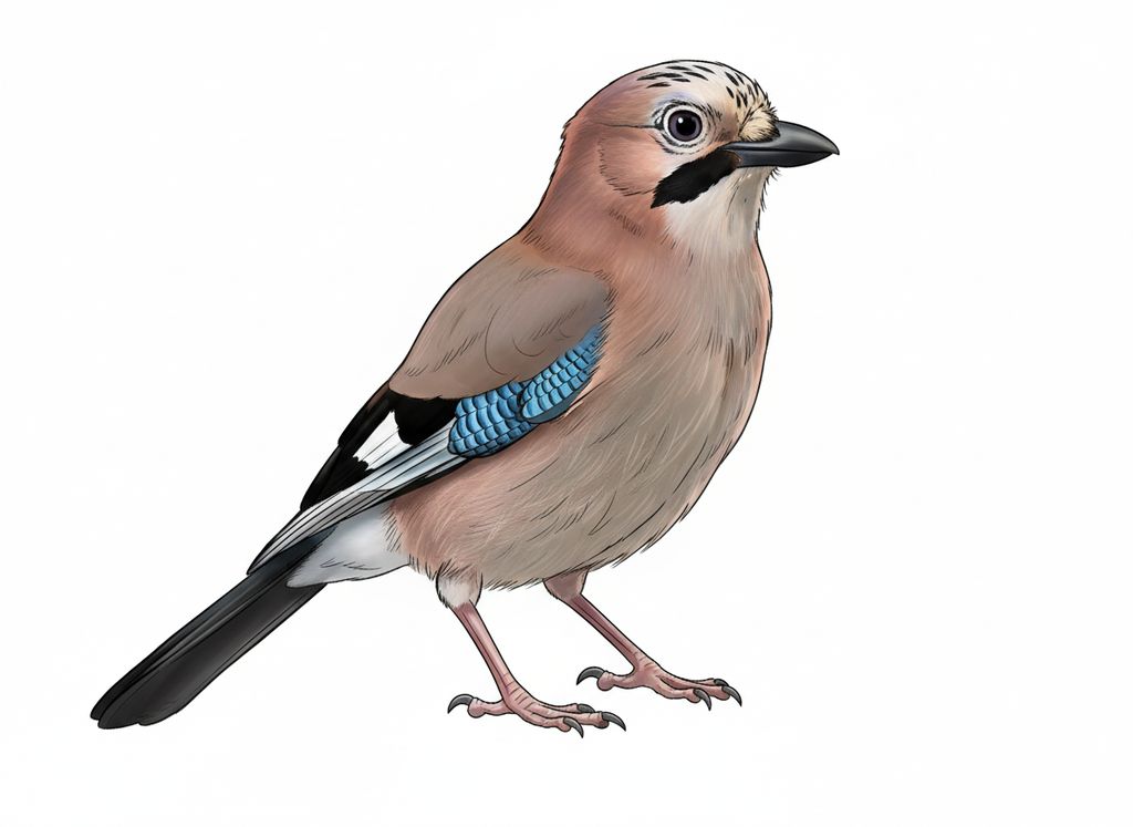 Illustration Eichelhäher