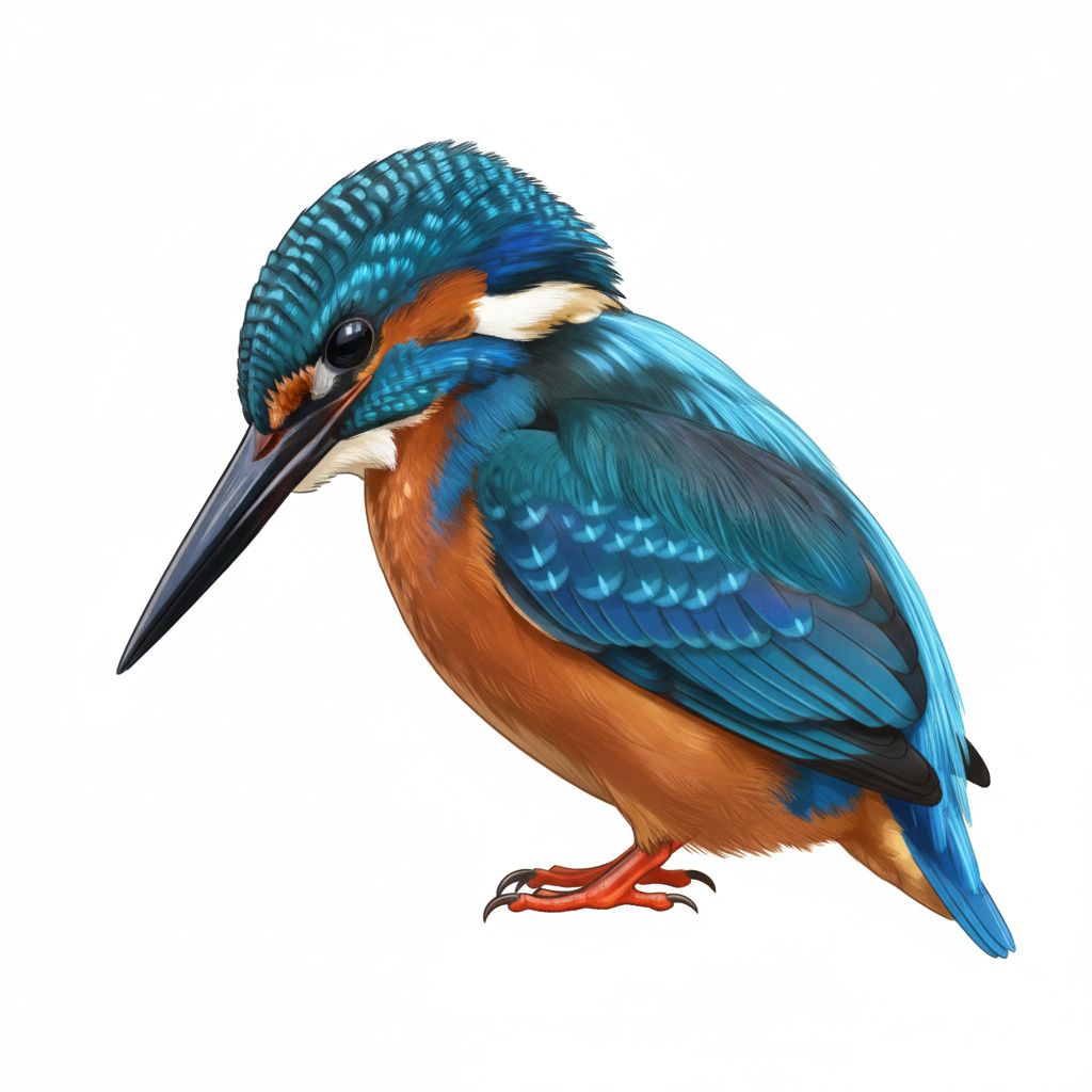 Illustration Eisvogel
