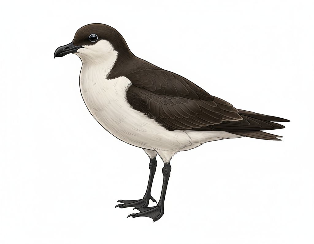 Illustration Falkenraubmöwe