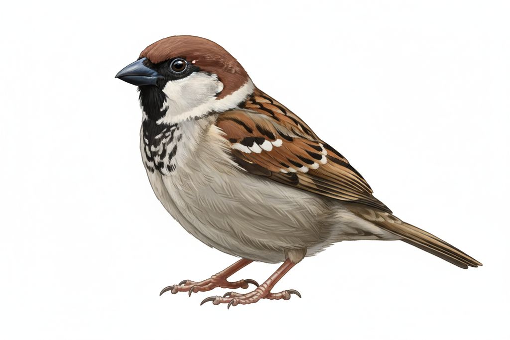 Illustration Feldsperling