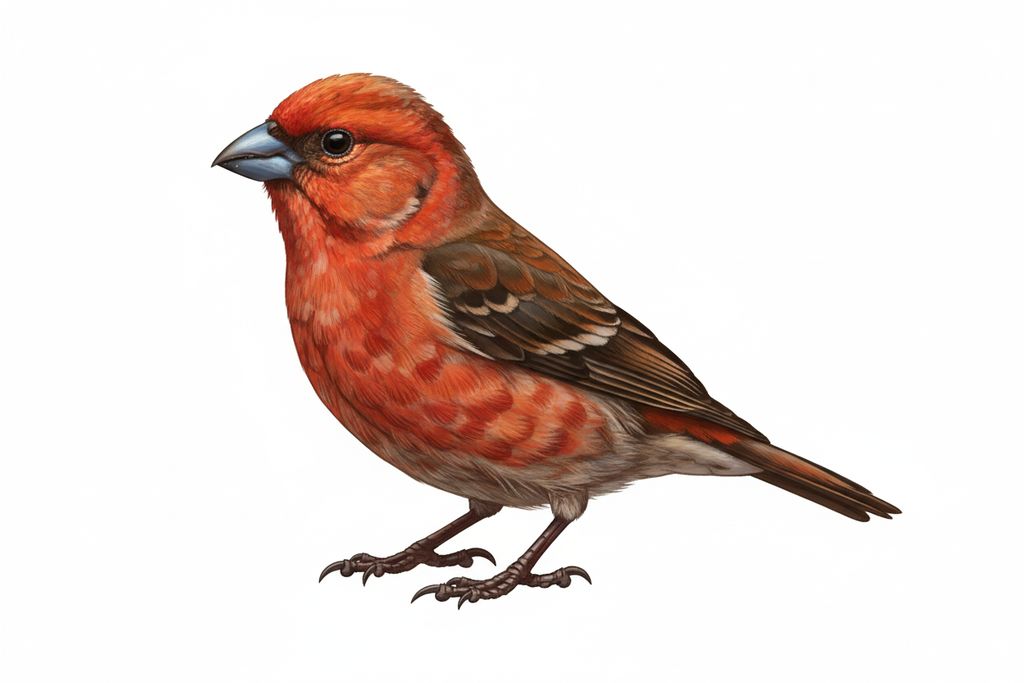 Illustration Fichtenkreuzschnabel
