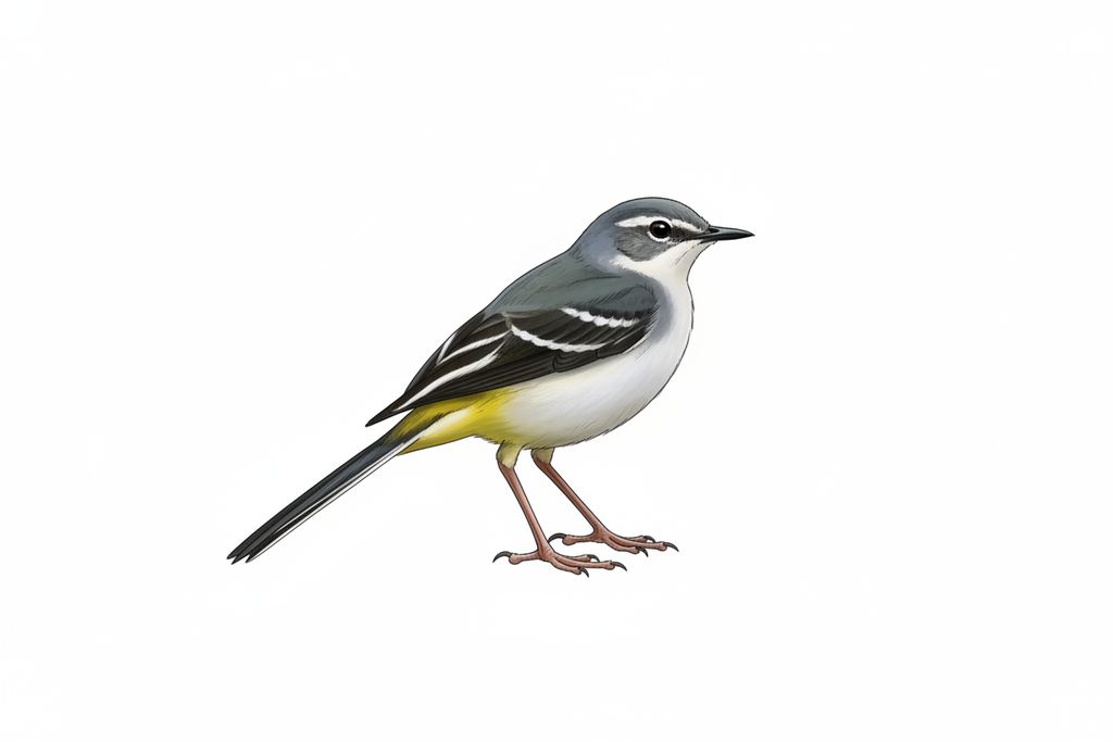 Illustration Gebirgsstelze