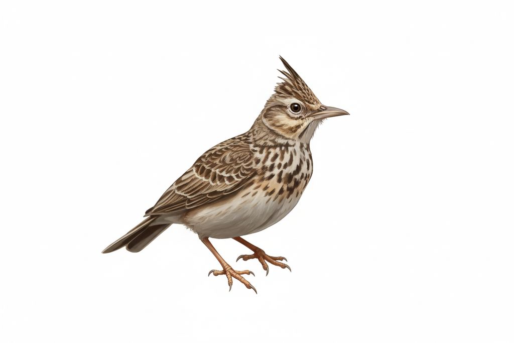 Illustration Haubenlerche