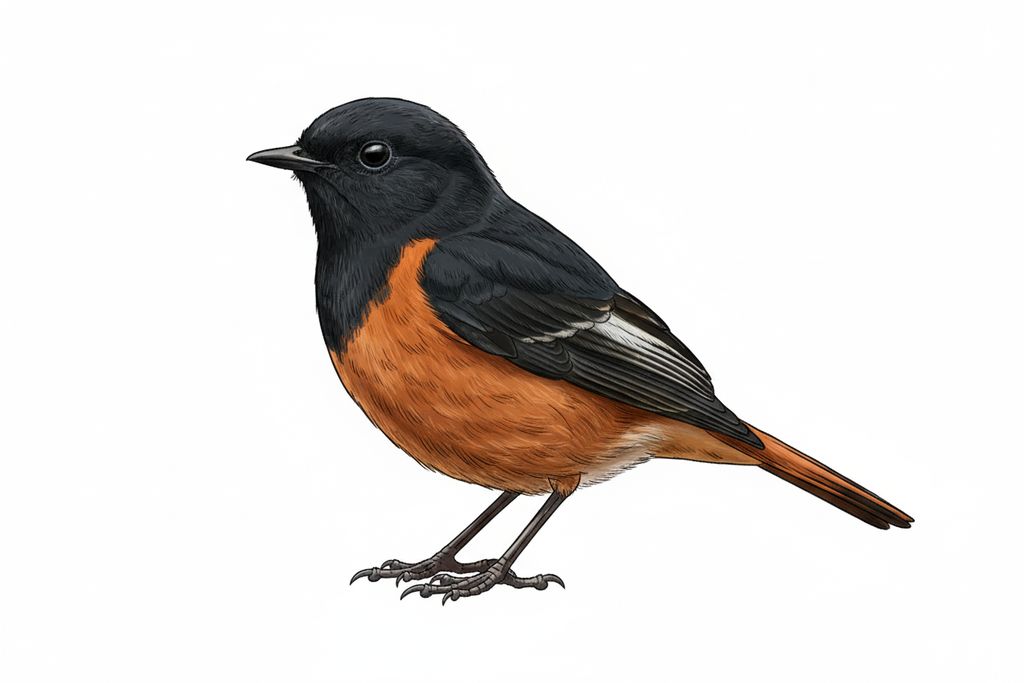 Hausrotschwanz Männchen