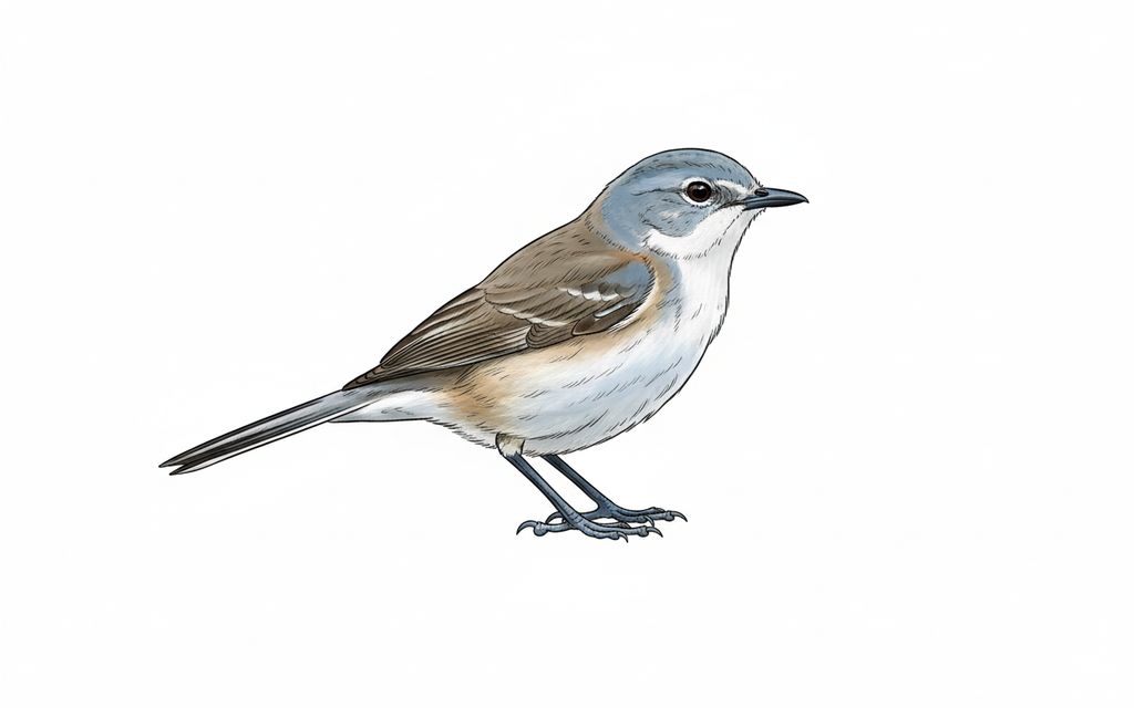 Illustration Klappergrasmücke