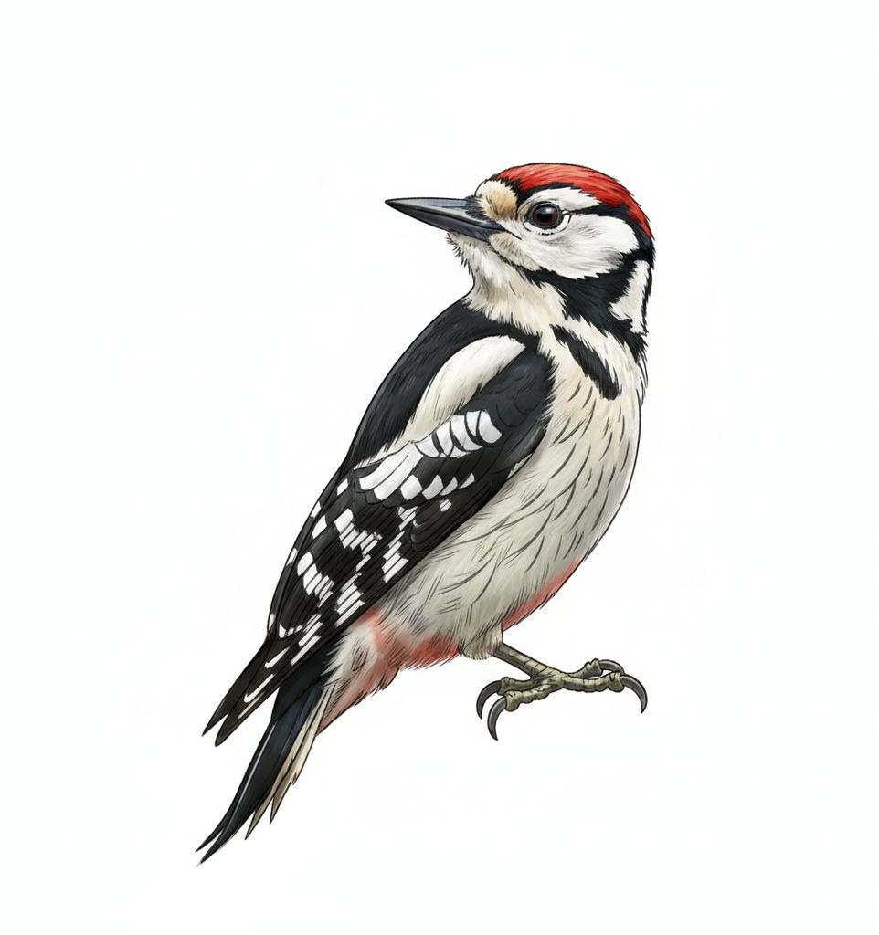 Illustration Kleinspecht
