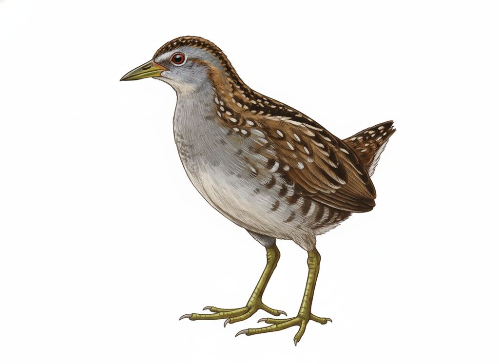 Illustration Kleinsumpfhuhn