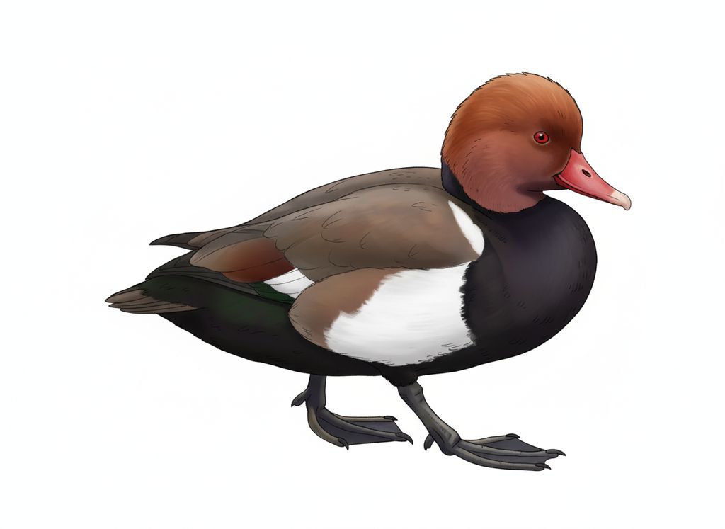 Illustration Kolbenente