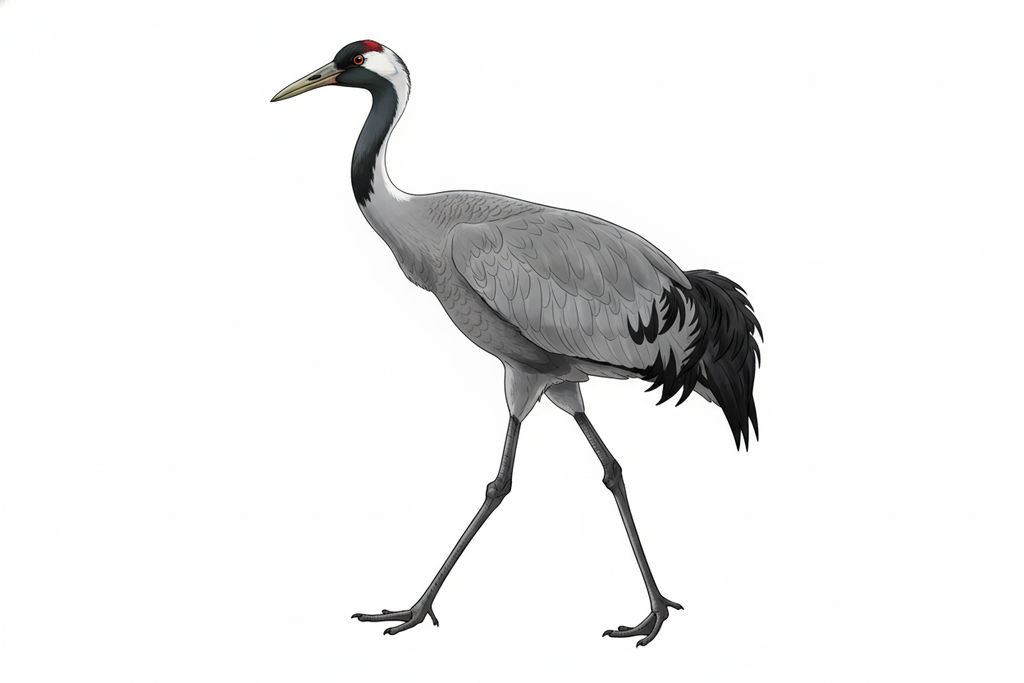 Illustration Kranich
