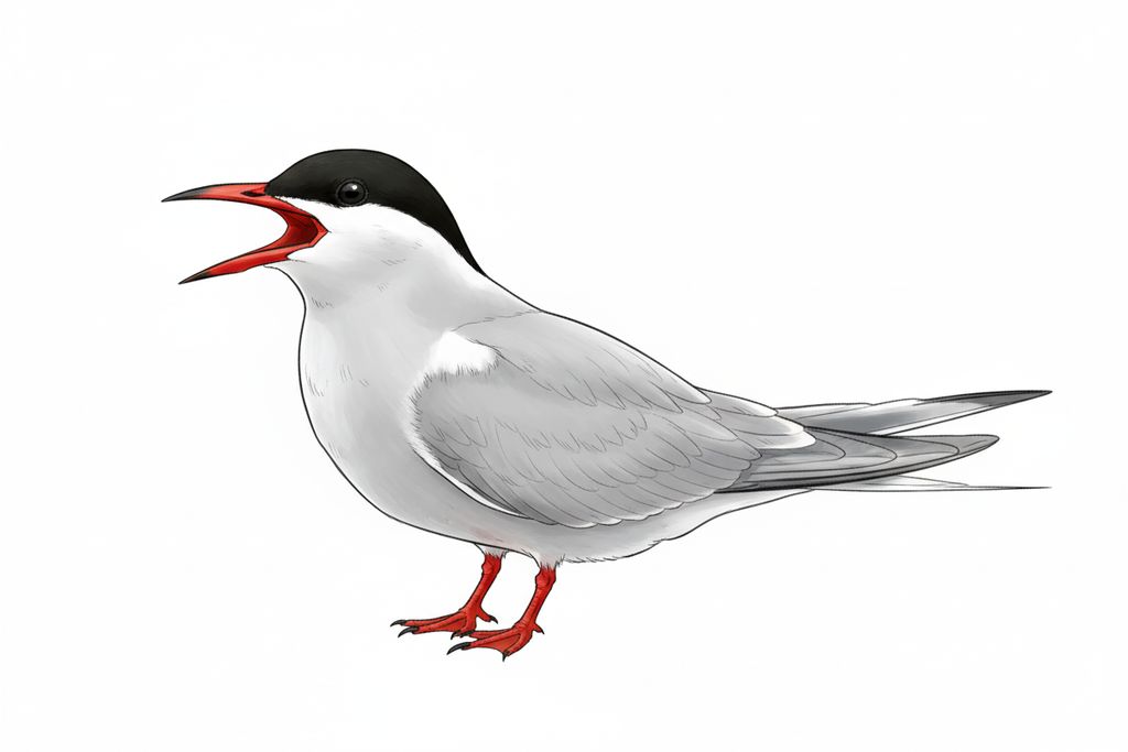 Illustration Küstenseeschwalbe