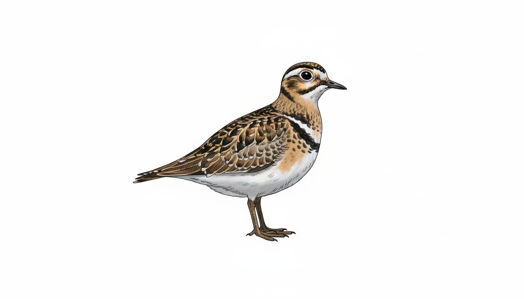 Illustration Mornellregenpfeifer