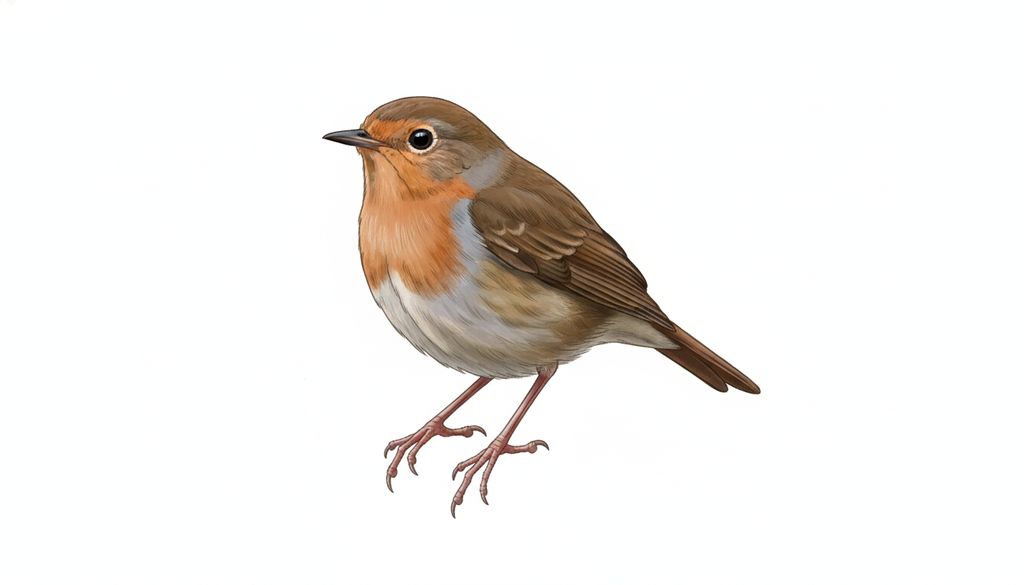 Illustration Nachtigall