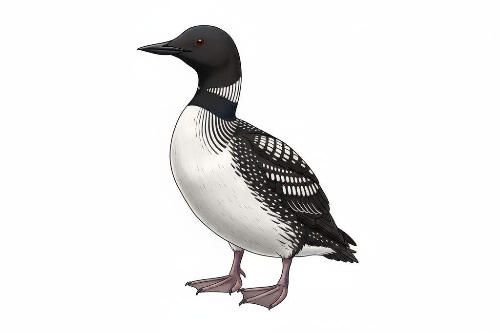Illustration Prachttaucher