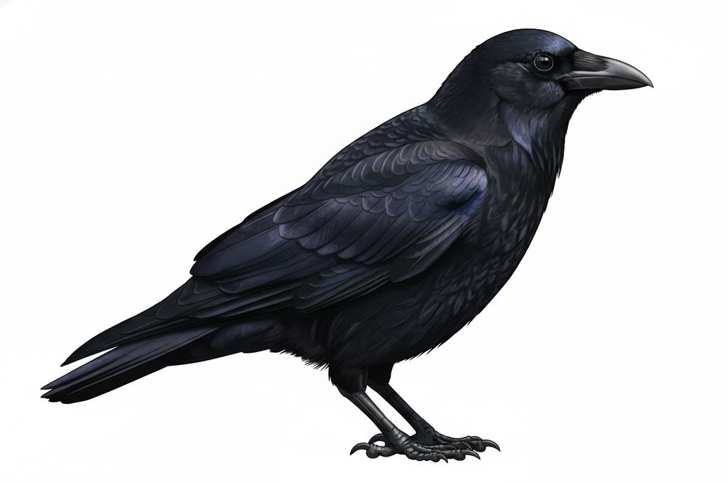 Illustration Rabenkrähe