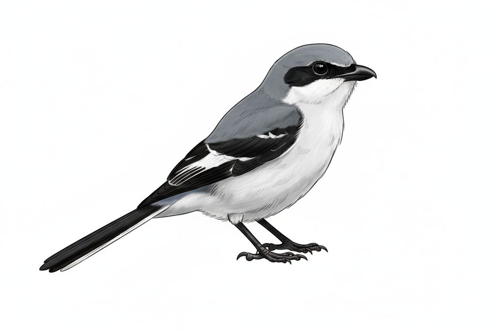Illustration Raubwürger