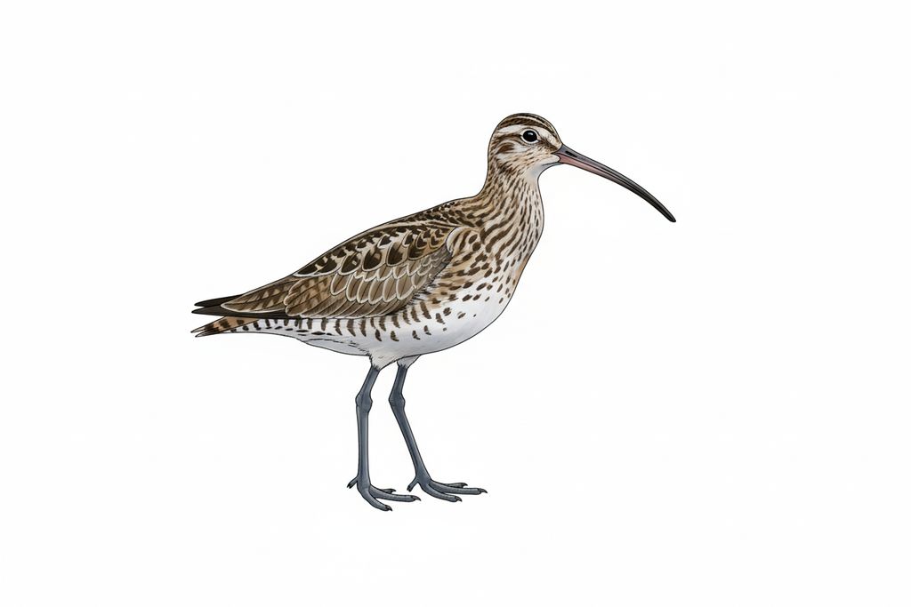 Illustration Regenbrachvogel