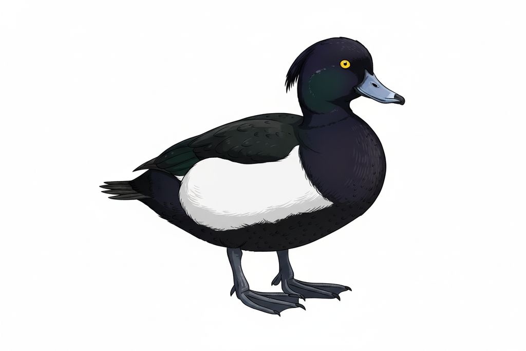 Illustration Reiherente