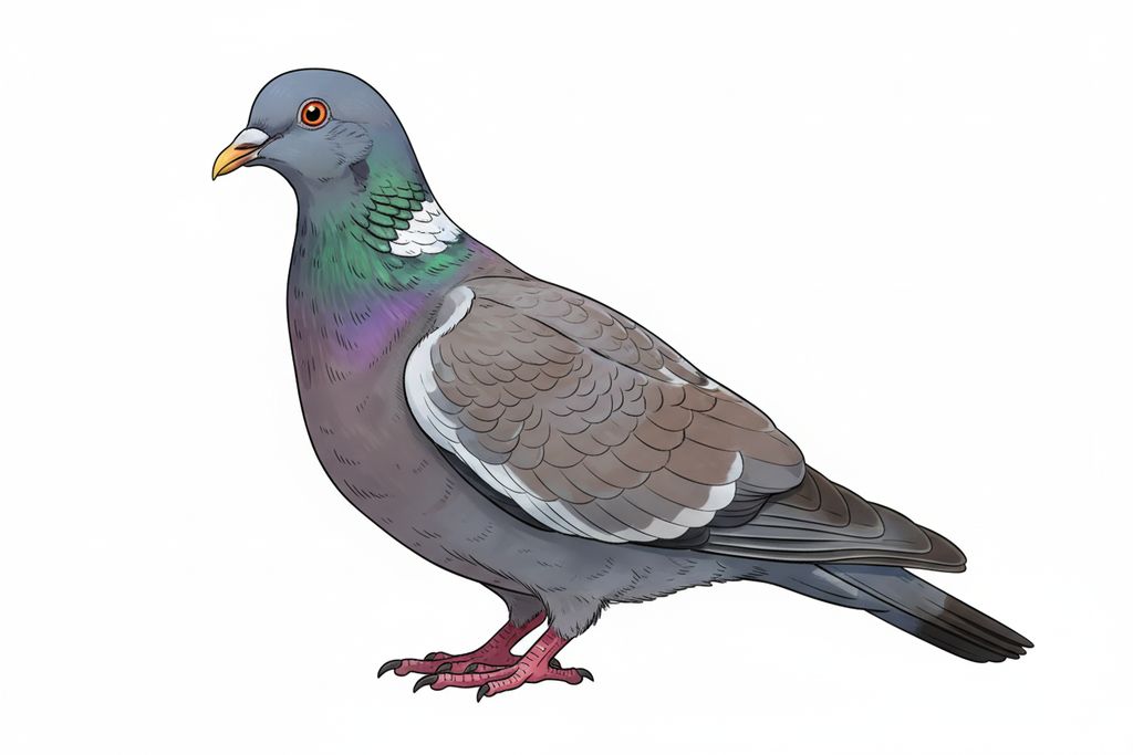 Illustration Ringeltaube