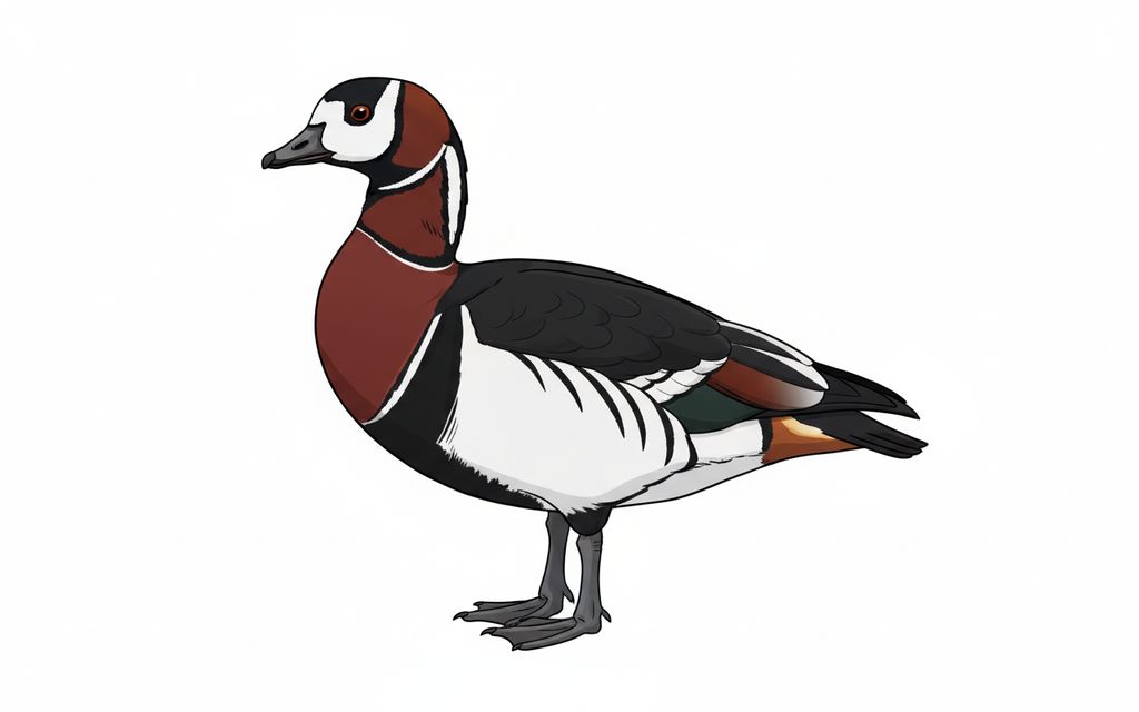 Illustration Rothalsgans