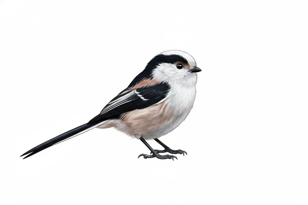 Illustration Schwanzmeise