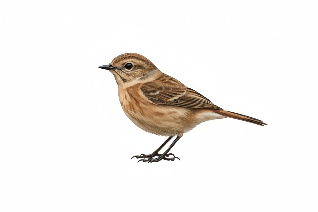 Illustration Schwarzkehlchen