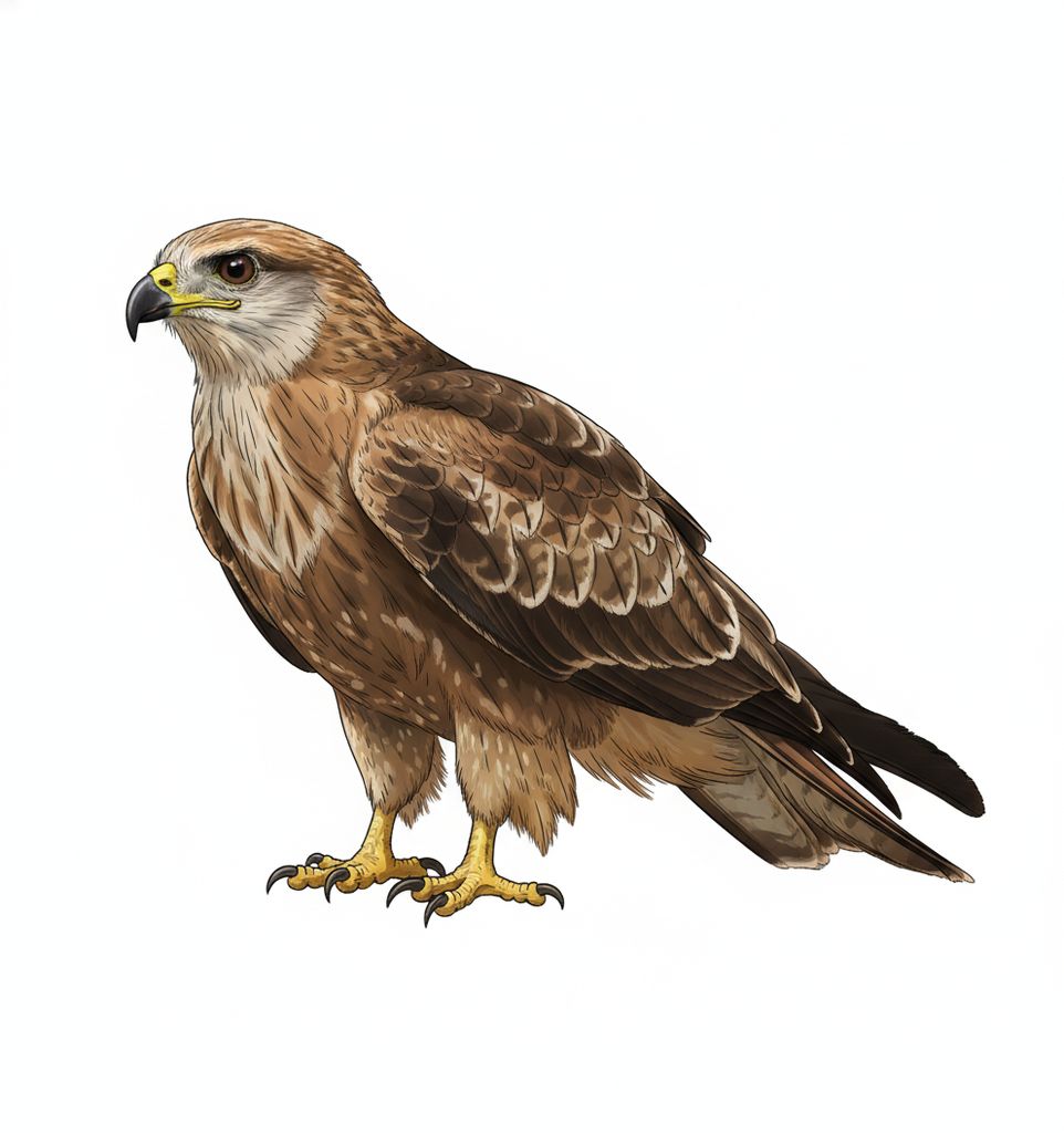 Illustration Schwarzmilan