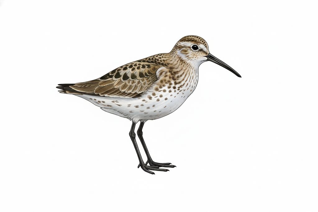 Illustration Sichelstrandläufer