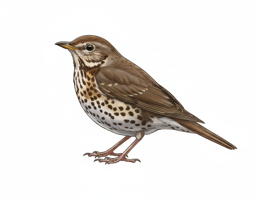 Illustration Singdrossel