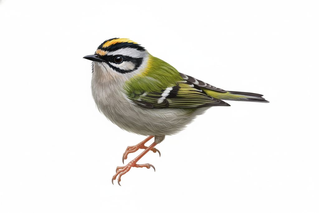 Illustration Sommergoldhähnchen