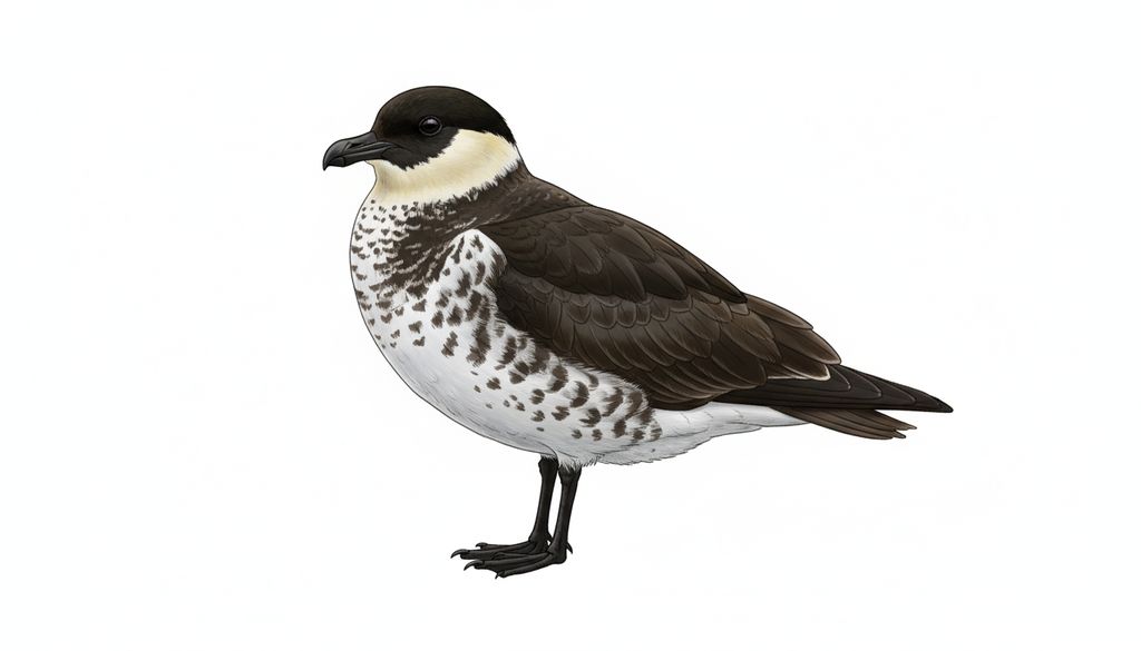 Illustration Spatelraubmöwe