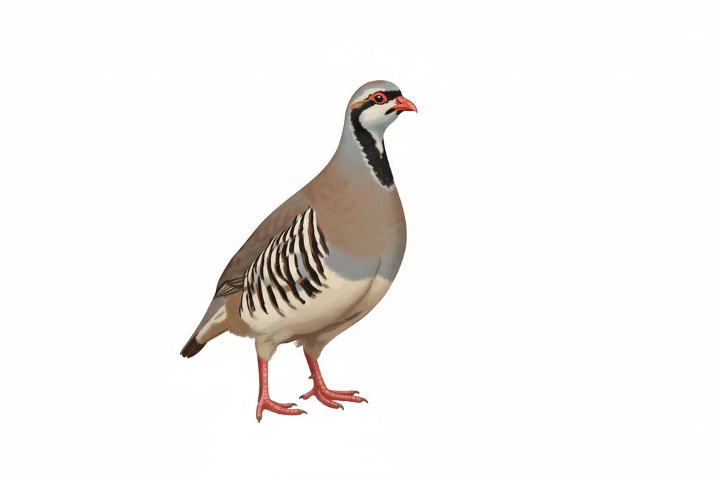 Illustration Steinhuhn