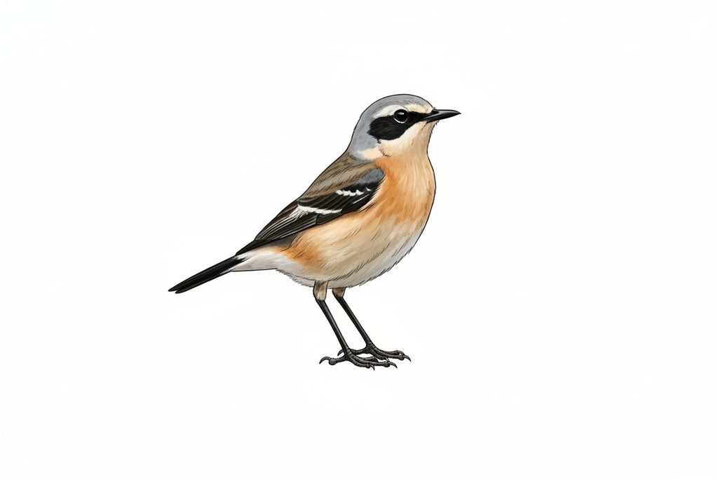 Illustration Steinschmätzer