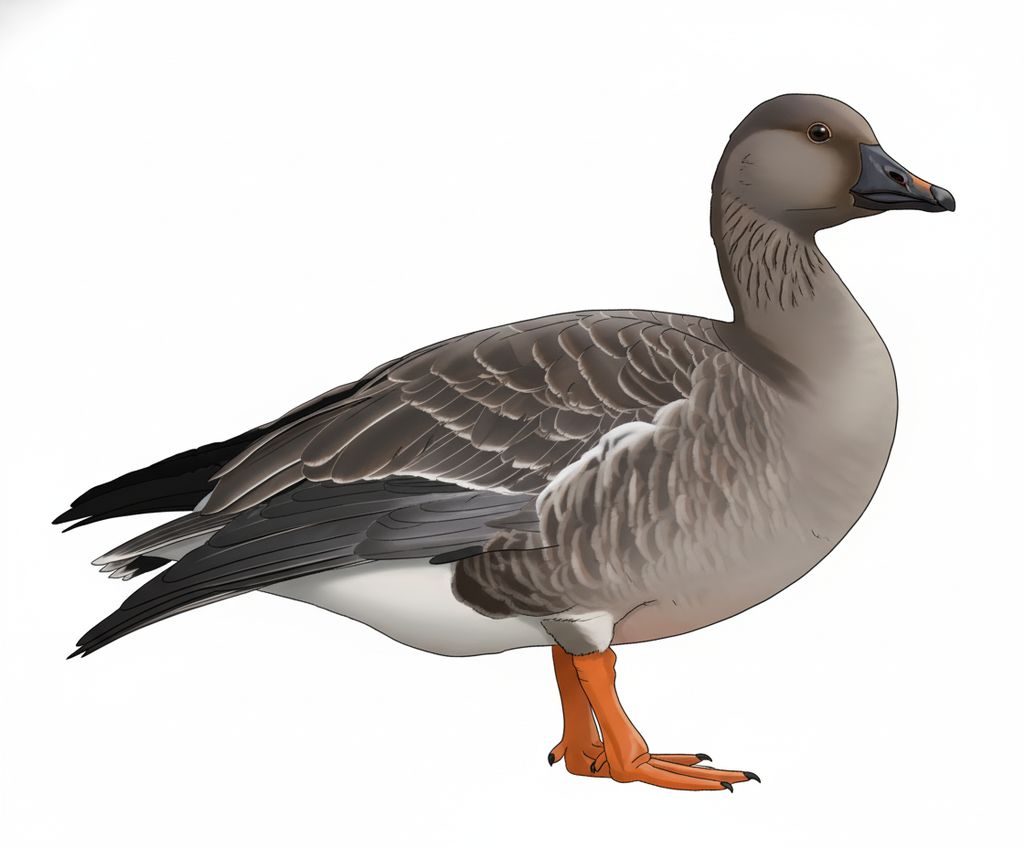 Illustration Tundrasaatgans