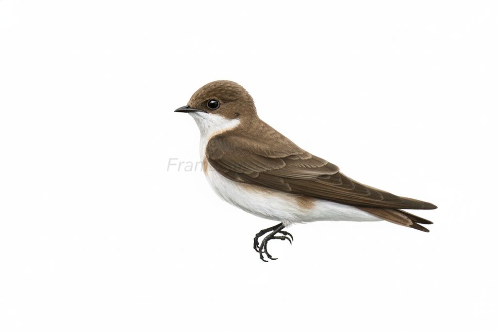 Illustration Uferschwalbe