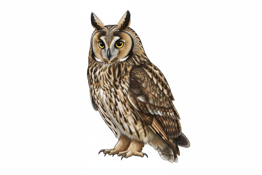 Illustration Waldohreule
