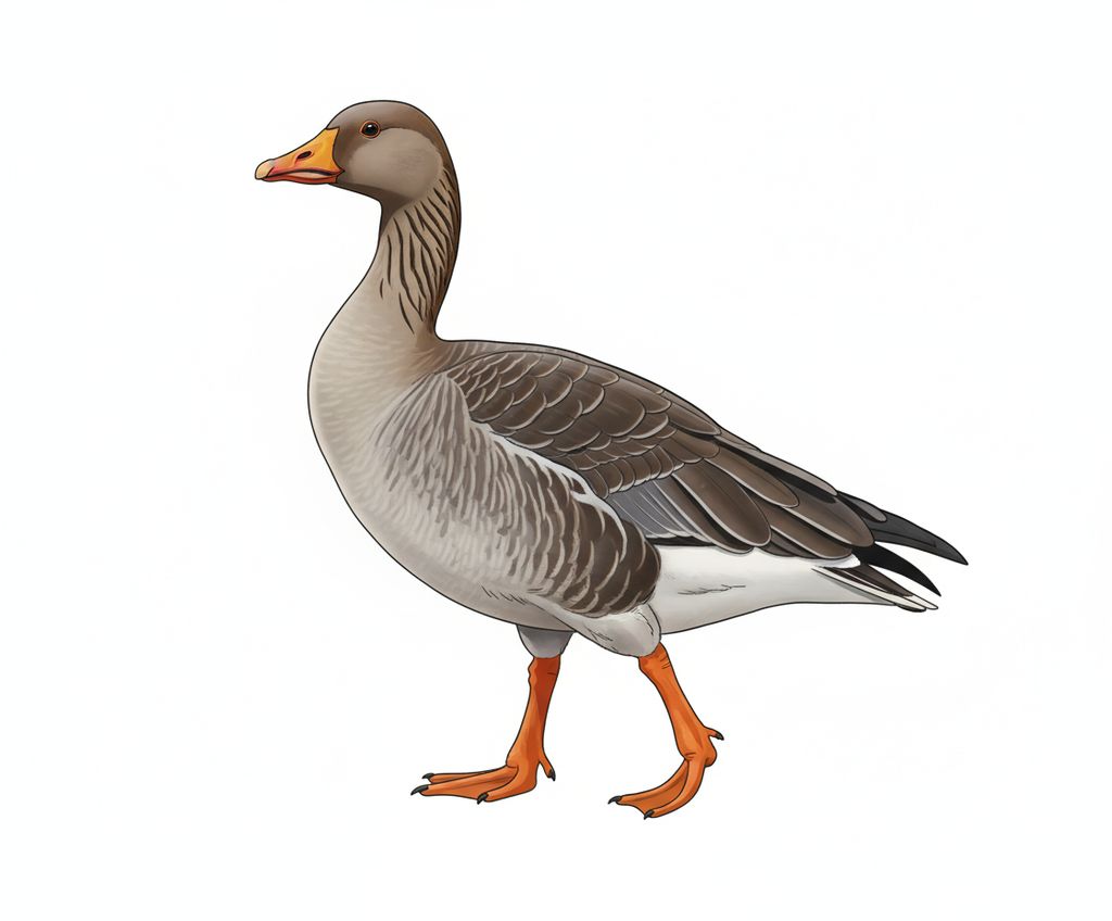 Illustration Waldsaatgans