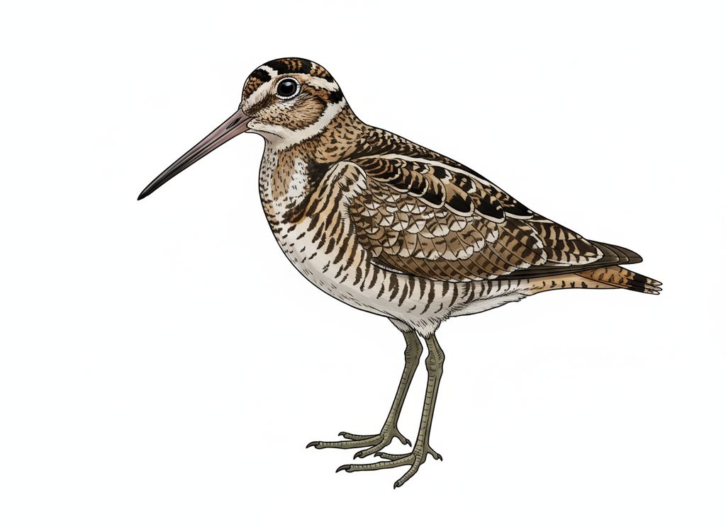Illustration Waldschnepfe