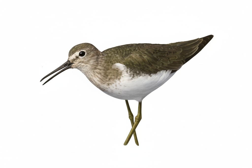 Illustration Waldwasserläufer