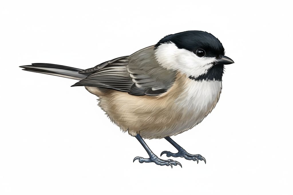 Illustration Weidenmeise