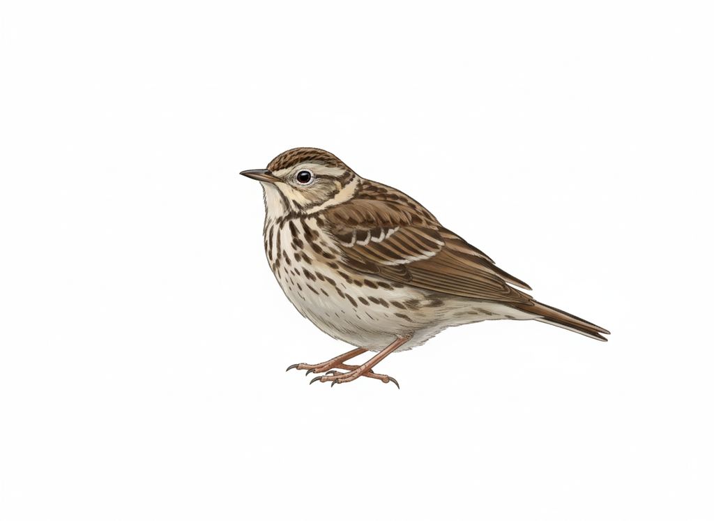 Illustration Wiesenpieper