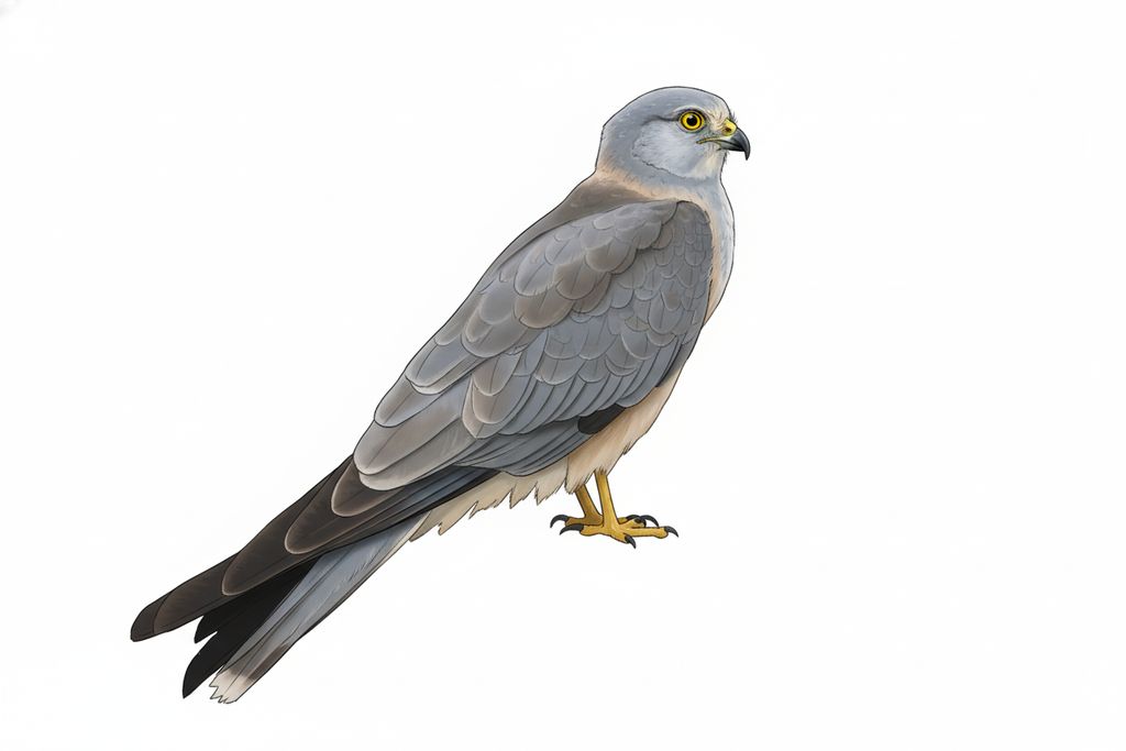 Illustration Wiesenweihe